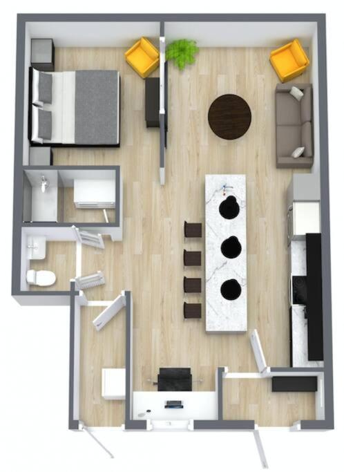 Loft Style Industriel-Centre-Ville+Parking Gratuit Québec Zimmer foto